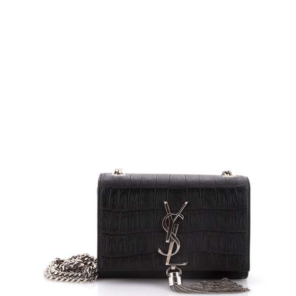 Saint Laurent Classic Tassel Crossbody #185183S12B - Picture 1 of 9